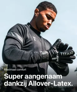 T1TAN Classic Collectie | Keepershandschoenen Voor Kinderen^Classic 1.0 Black-Out