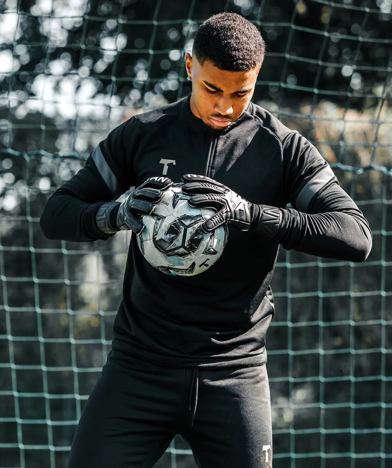 T1TAN Classic Collectie | Keepershandschoenen Voor Kinderen^Classic 1.0 Black-Out