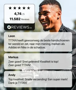 T1TAN Classic Collectie | Keepershandschoenen Voor Kinderen^Classic 1.0 Black-Out