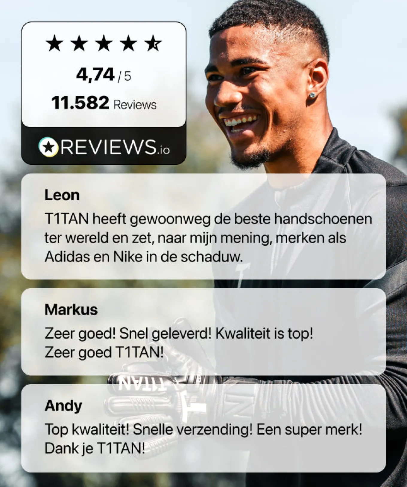 T1TAN Classic Collectie | Keepershandschoenen Voor Kinderen^Classic 1.0 Black-Out