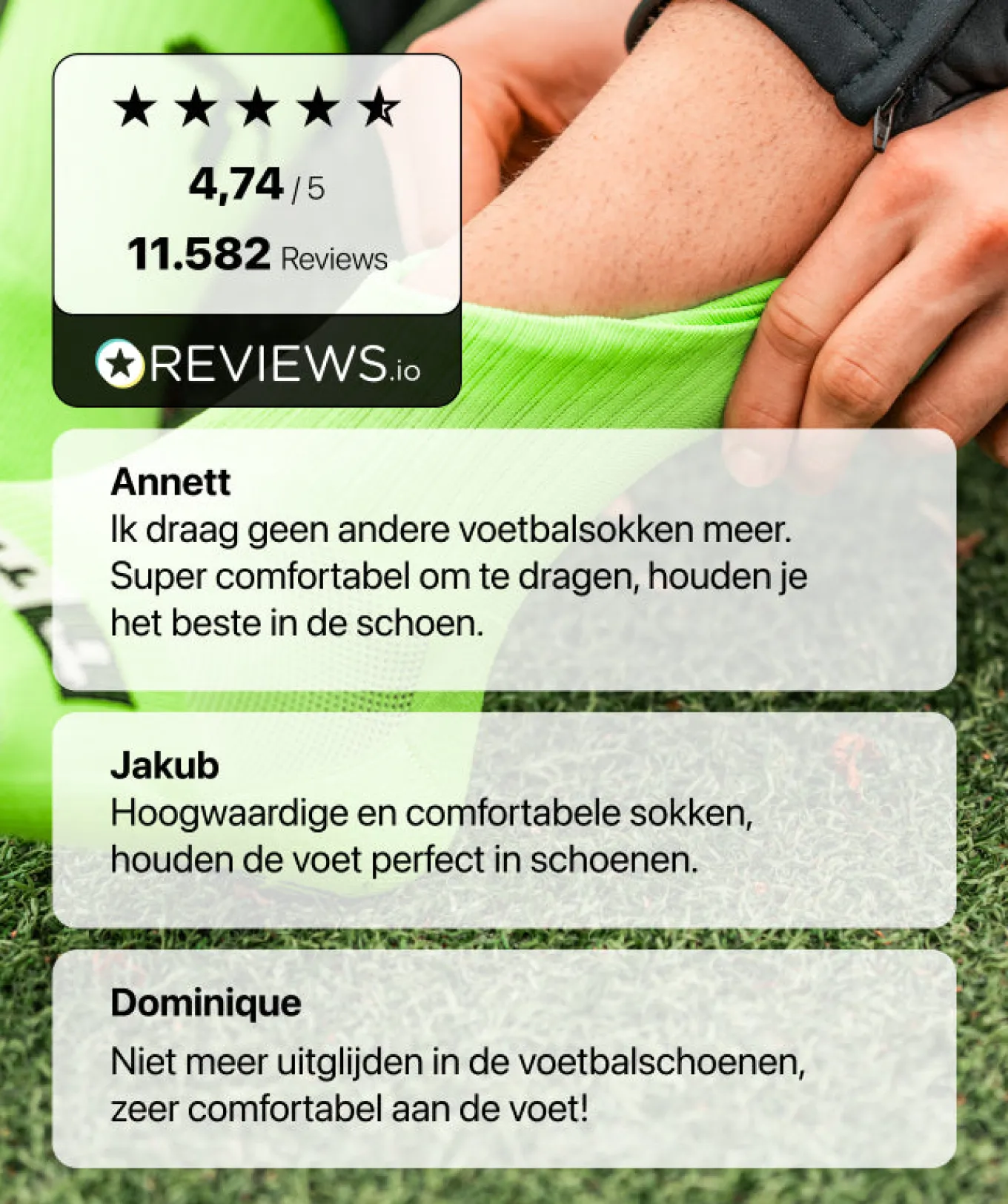 T1TAN Sokken^Grip Socks - lichtgroen