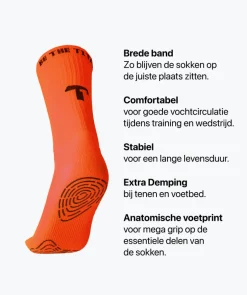 T1TAN Sokken^Grip Socks - oranje