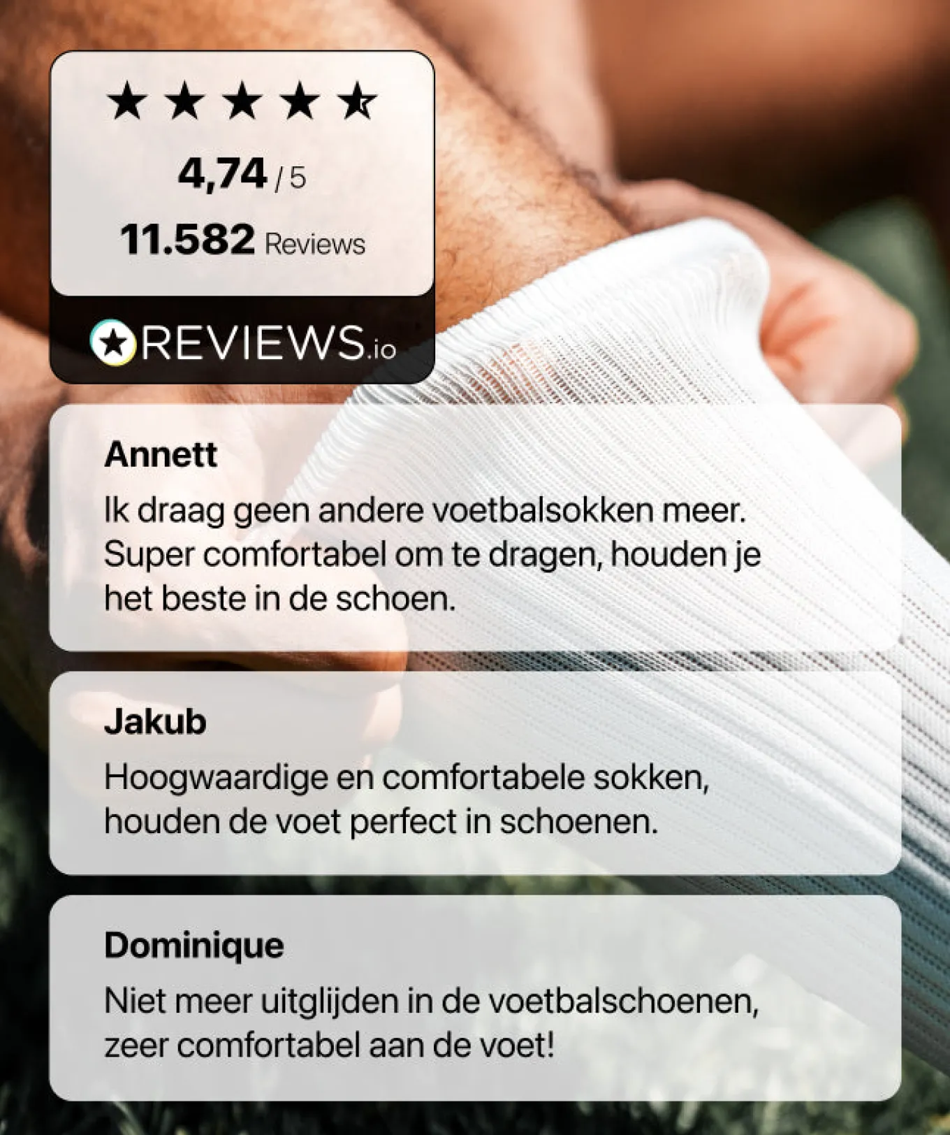 T1TAN Sokken^Grip Socks - wit