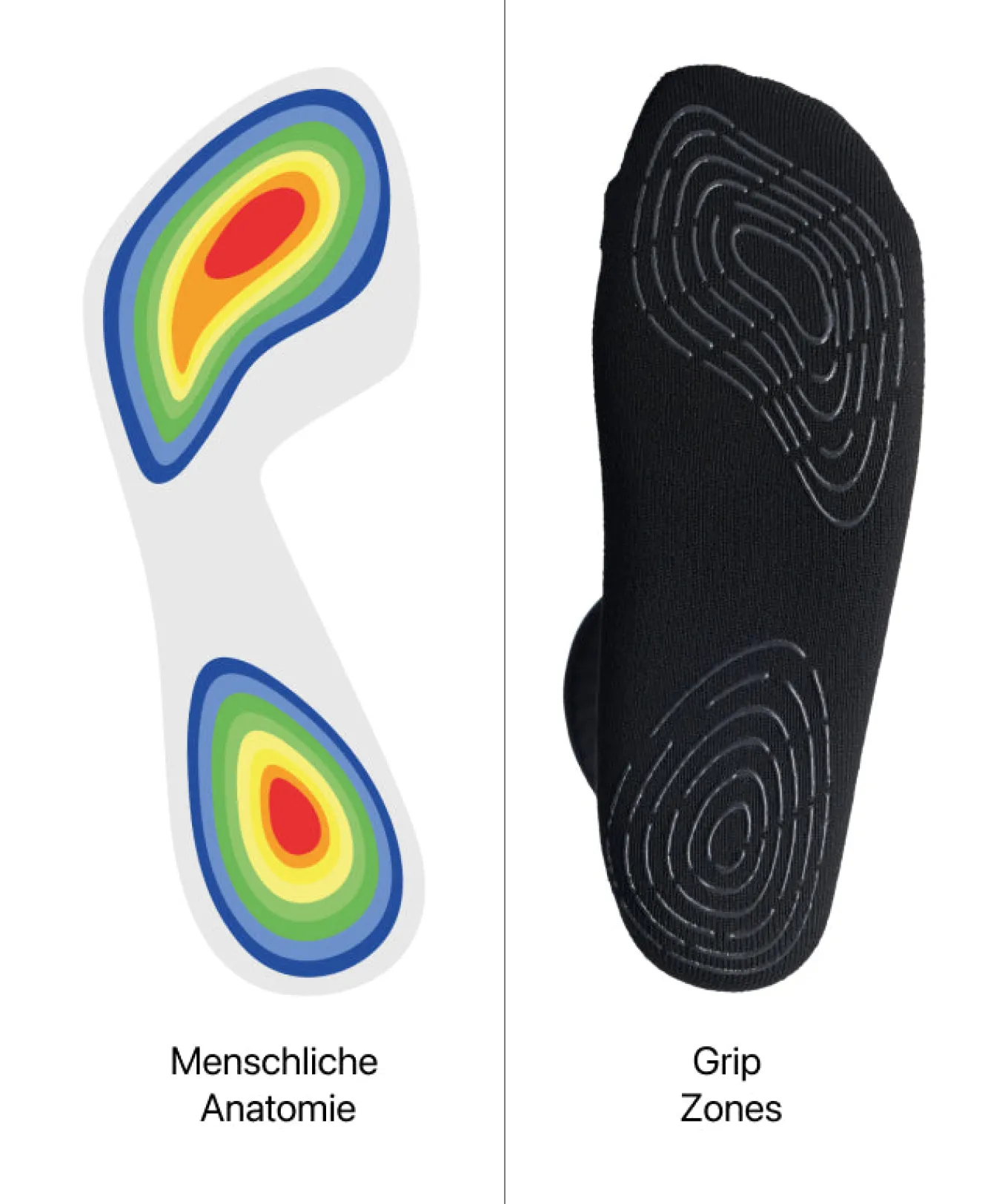 T1TAN Sokken^Grip Socks - zwart