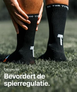 T1TAN Sokken^Grip Socks - zwart