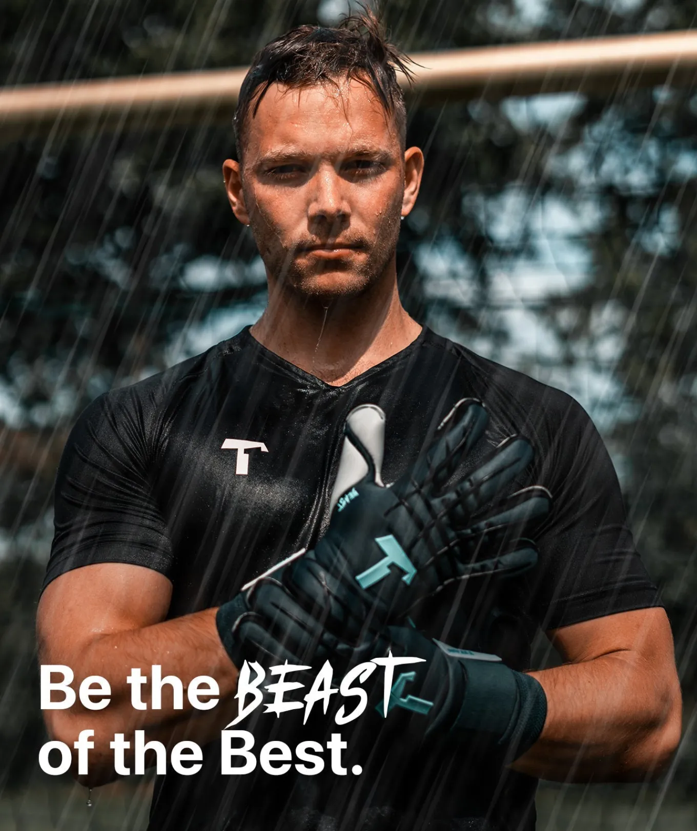 T1TAN Keepershandschoenen Voor Kinderen | Beast Collectie^Petrol Beast Junior Pro 3.0