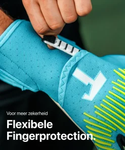 T1TAN Met Fingersave | Keepershandschoenen Voor Kinderen^Rebel 2.0 Sky Blue Junior Pro (FP)