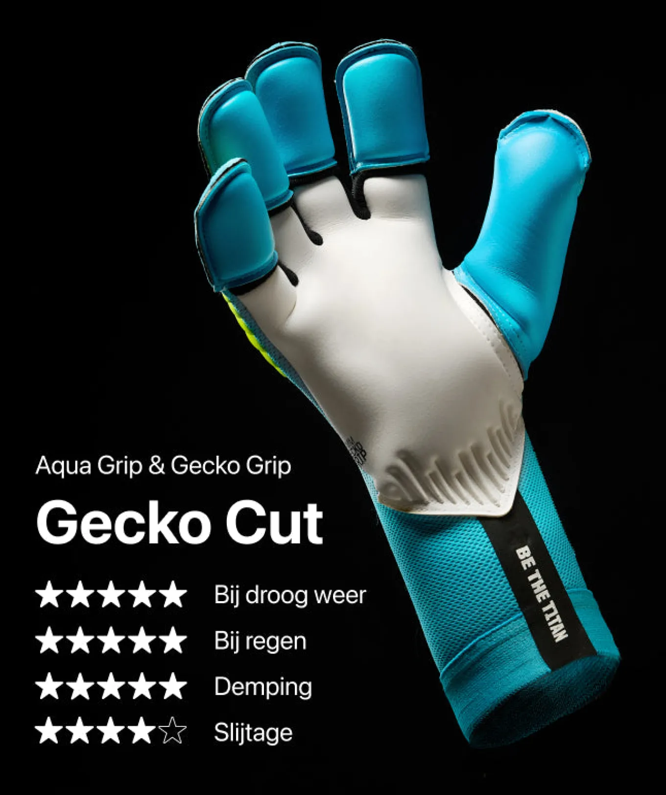 T1TAN Keepershandschoenen Voor Kinderen | Rebel Collectie^Rebel 2.0 Sky Blue Junior Pro