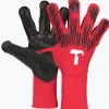 T1TAN Keepershandschoenen Voor Kinderen | Met Fingersave^Rebel 2.0 Solar Red Junior Pro (FP)