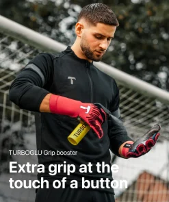 T1TAN Keepershandschoenen Voor Kinderen | Met Fingersave^Rebel 2.0 Solar Red Junior Pro (FP)