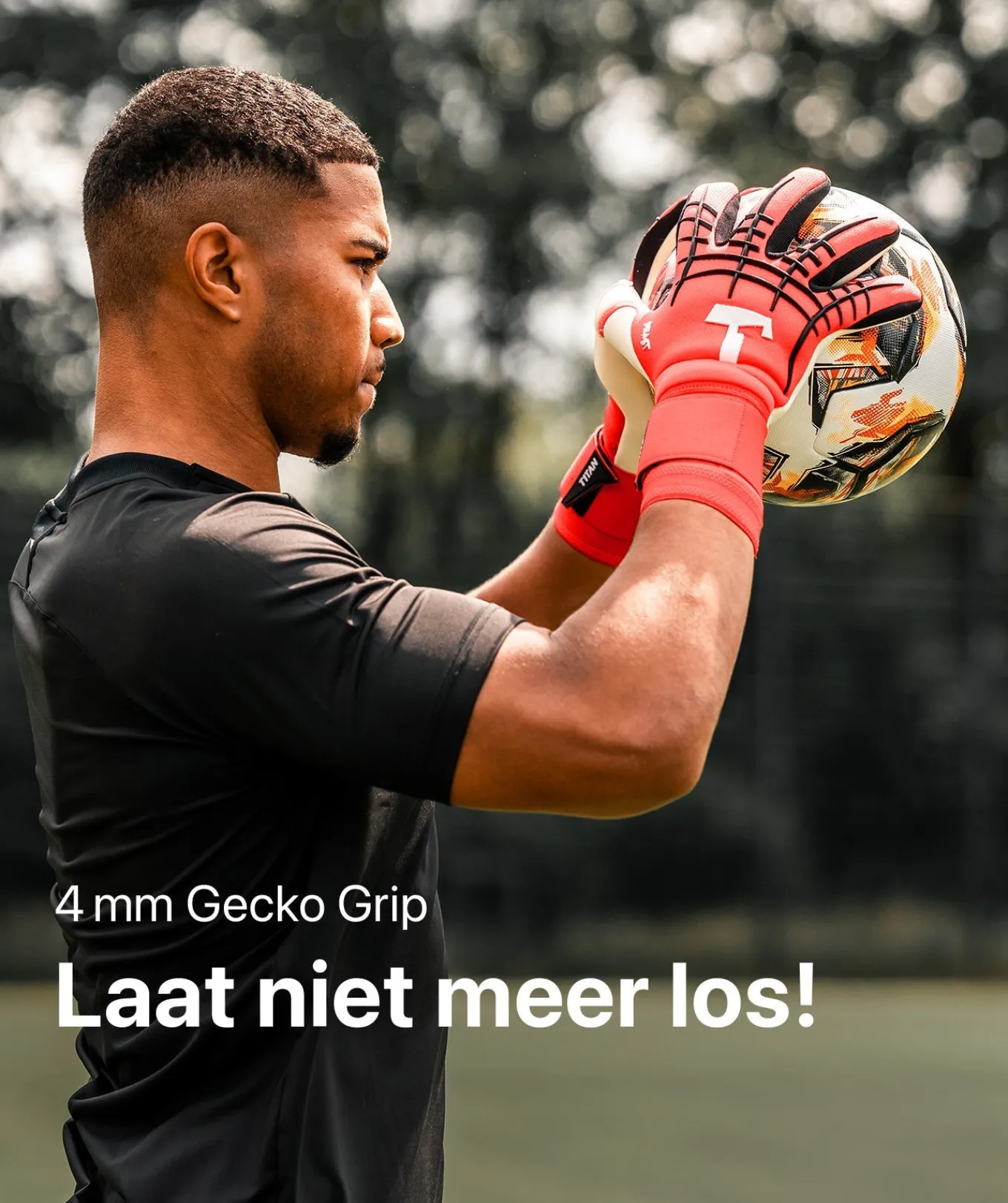 T1TAN Keepershandschoenen Voor Kinderen | Met Fingersave^Red Beast Junior Pro 3.0 (FP)