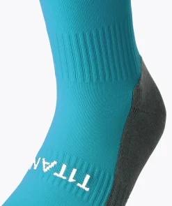 T1TAN Sokken^Voetbal Sokken - lichtblauw