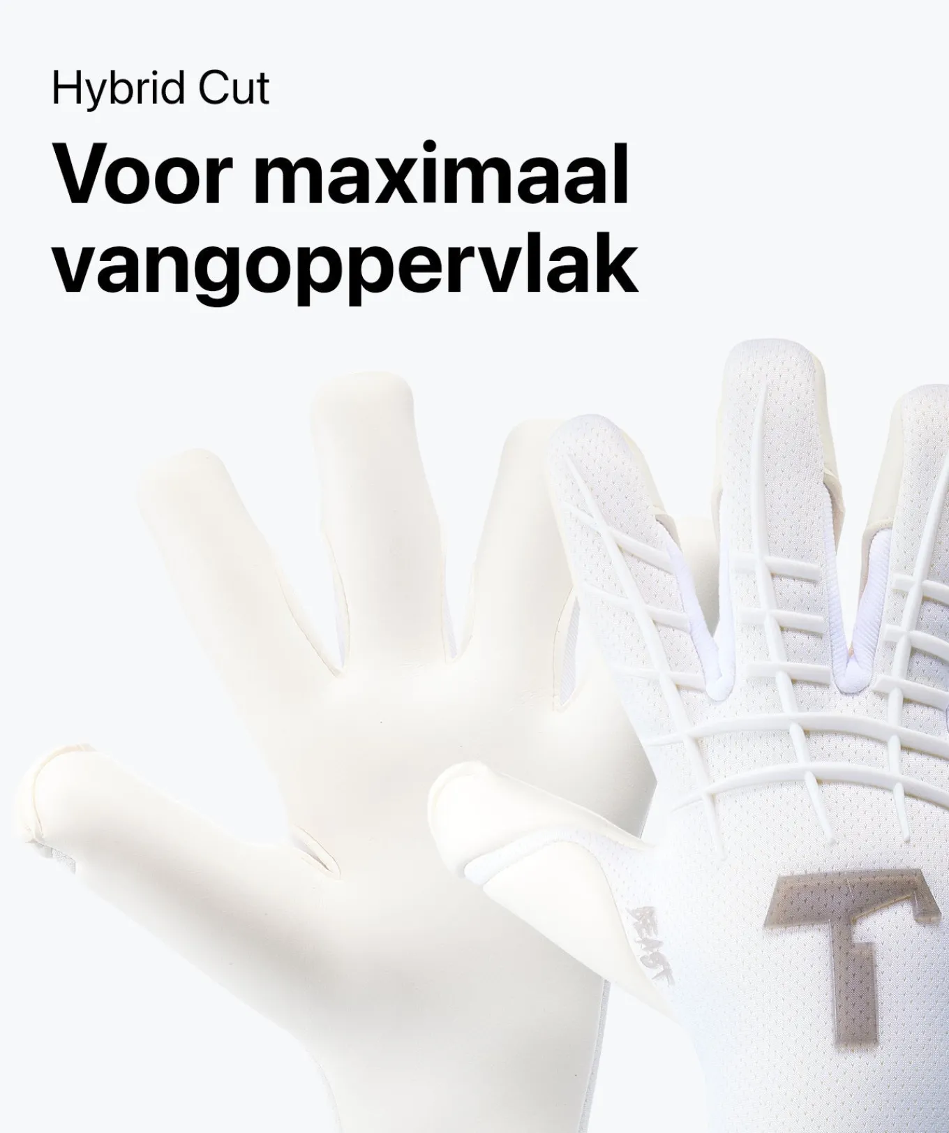 T1TAN Keepershandschoenen Voor Kinderen | Beast Collectie^White Beast Junior Pro 3.0